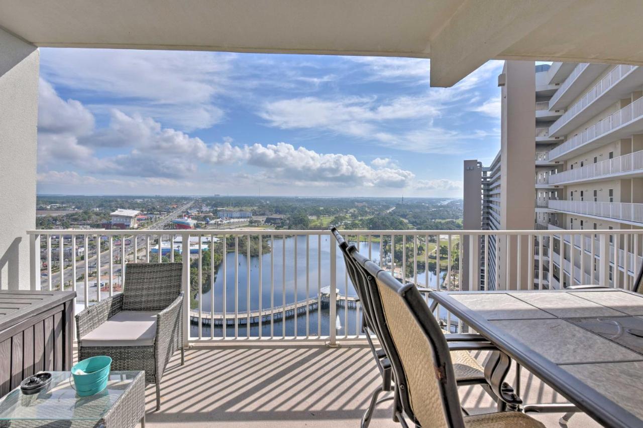 Comfy Pcb Condo With View And Private Beach Access! Panama City Beach Bagian luar foto