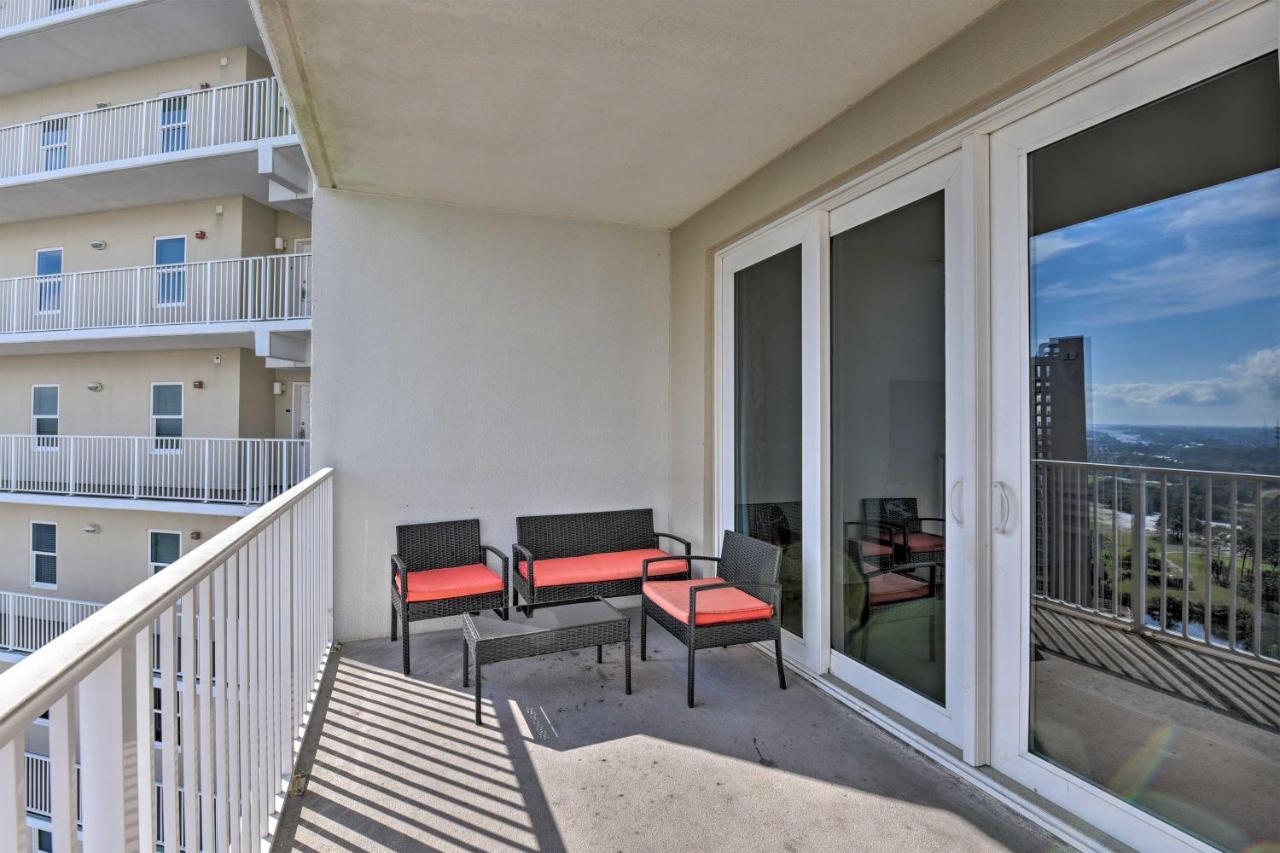 Comfy Pcb Condo With View And Private Beach Access! Panama City Beach Bagian luar foto
